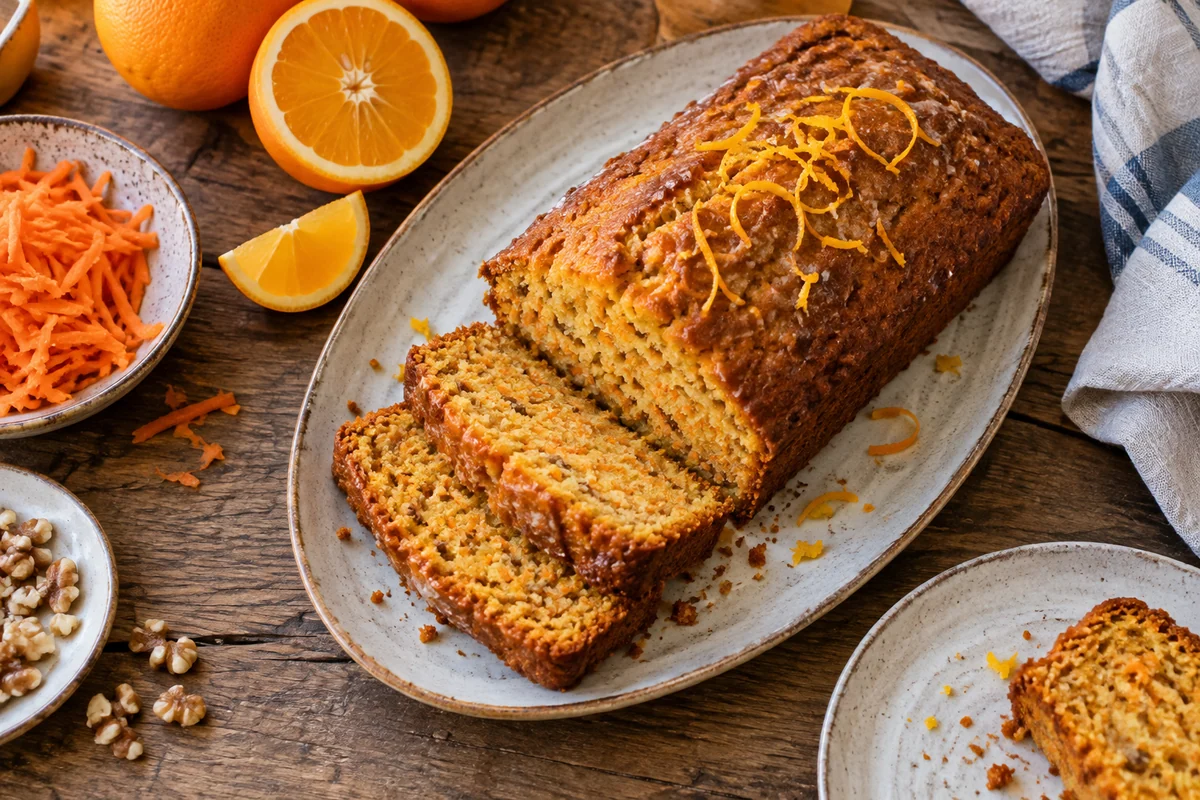 Морковный кекс с апельсином